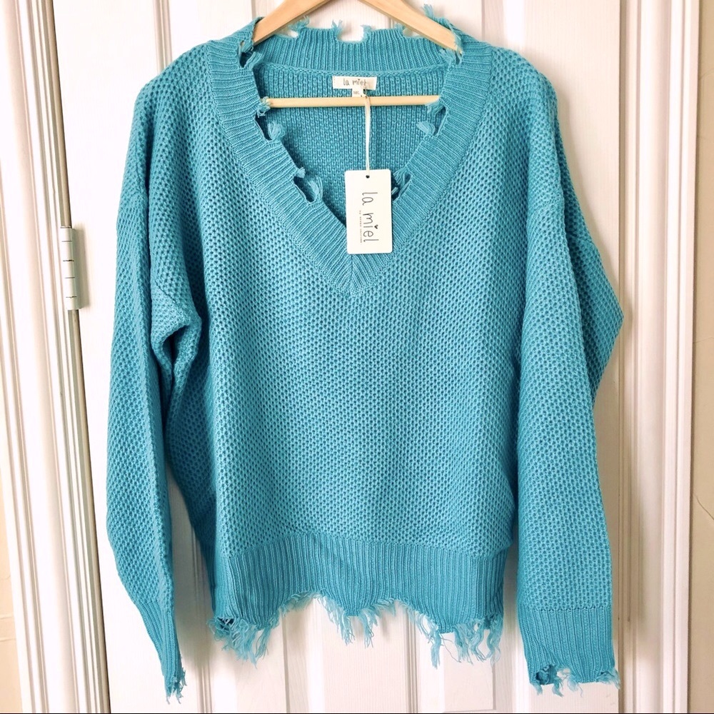 [M/L] La Meil v-neck sweater